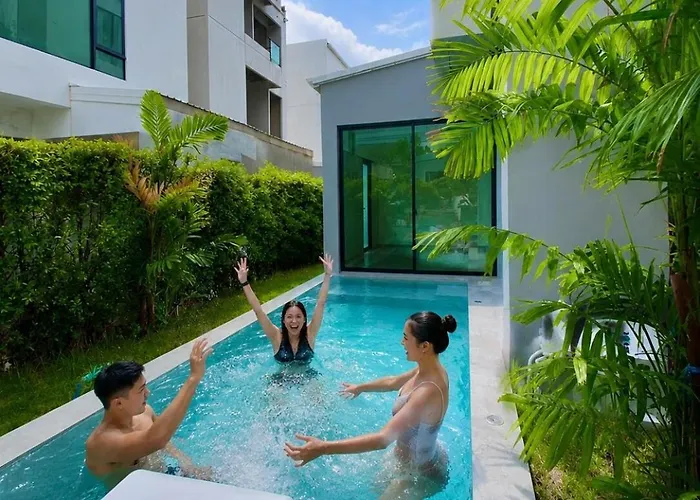 別荘 Modern Pool Near Bkk Airport 6 Guests *